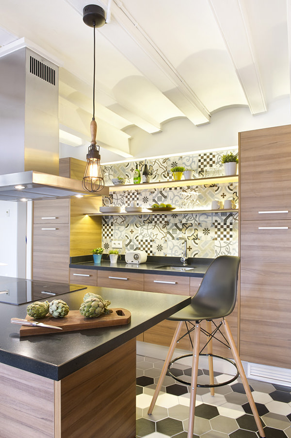 Loft em Barcelona com boas ideias piso e revestimento 8