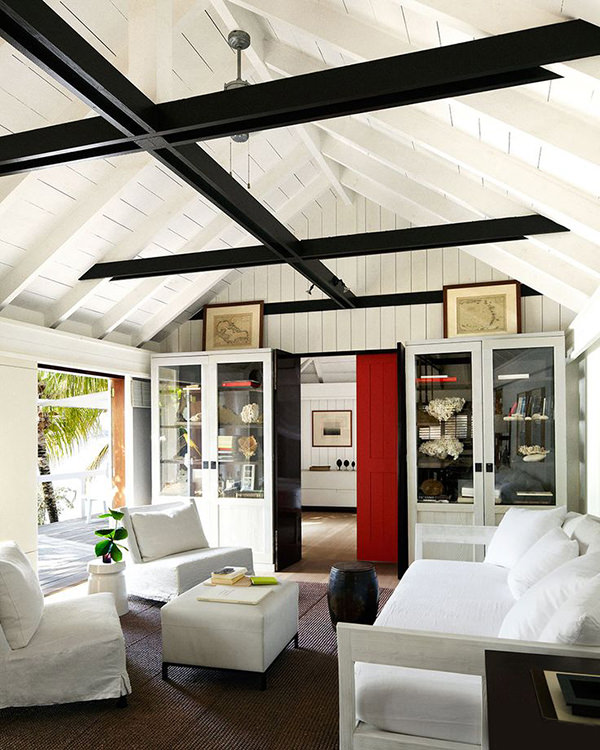 Casa de praia em St. Barts do designer francês Christian Liaigre