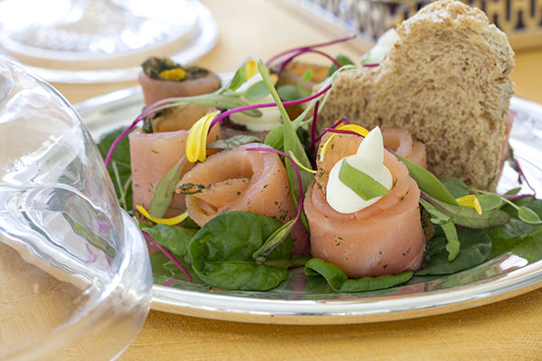 Salmão gravlax & sour cream