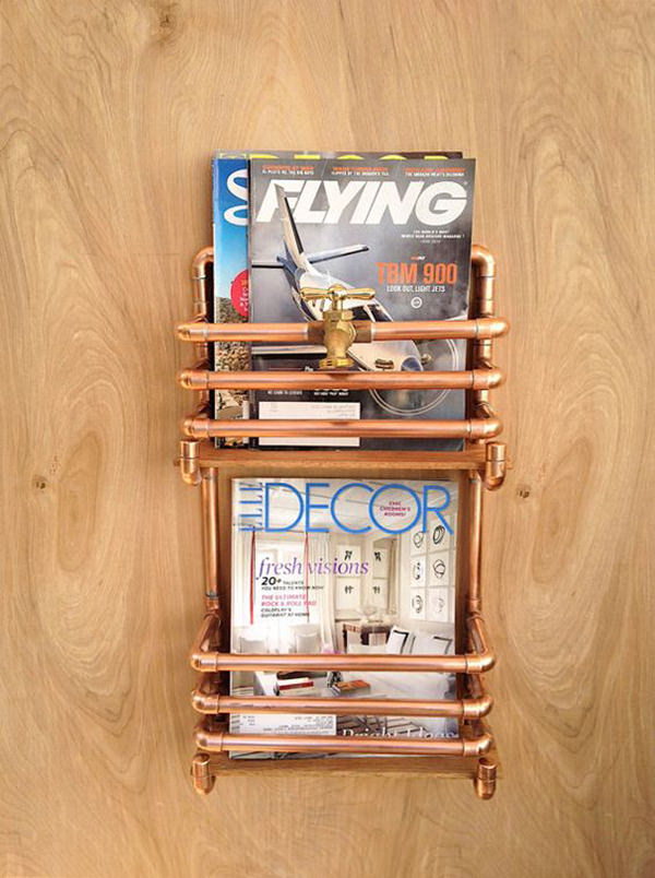 Decoração, Canos de cobre, Decoração com canos de cobre