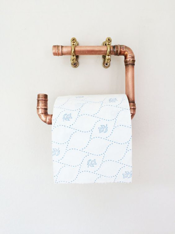 Decoração, Canos de cobre, Decoração com canos de cobre