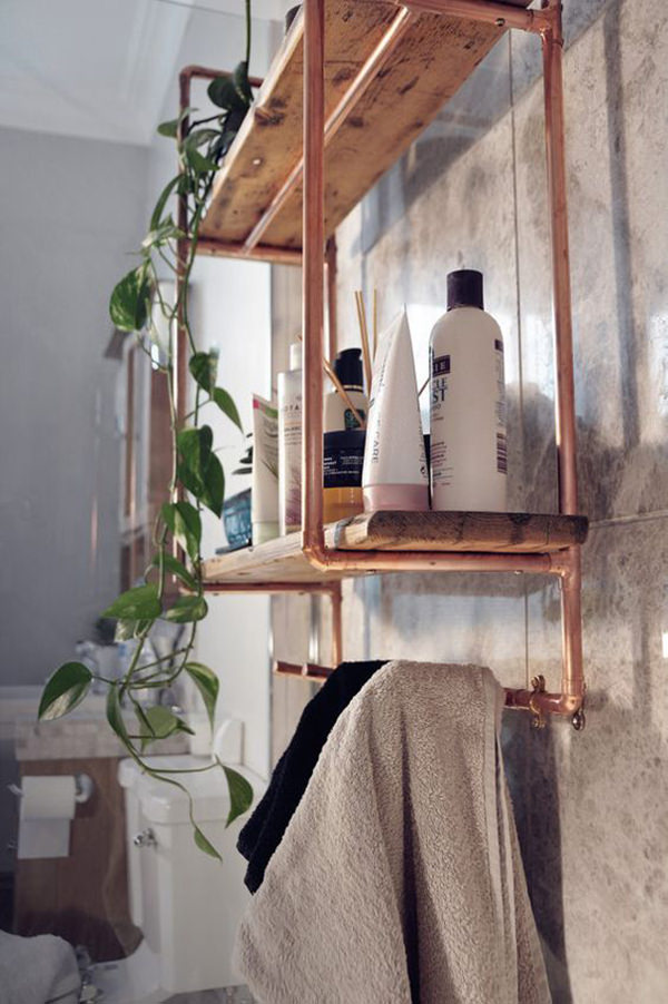 Decoração, Canos de cobre, Decoração com canos de cobre