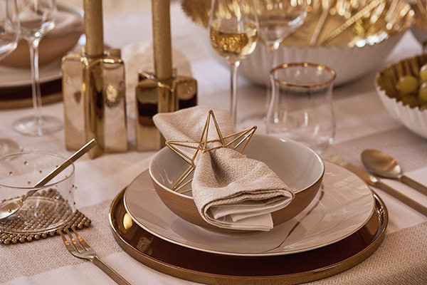 Decoração de natal, Zara Home, Editorial, Dourado