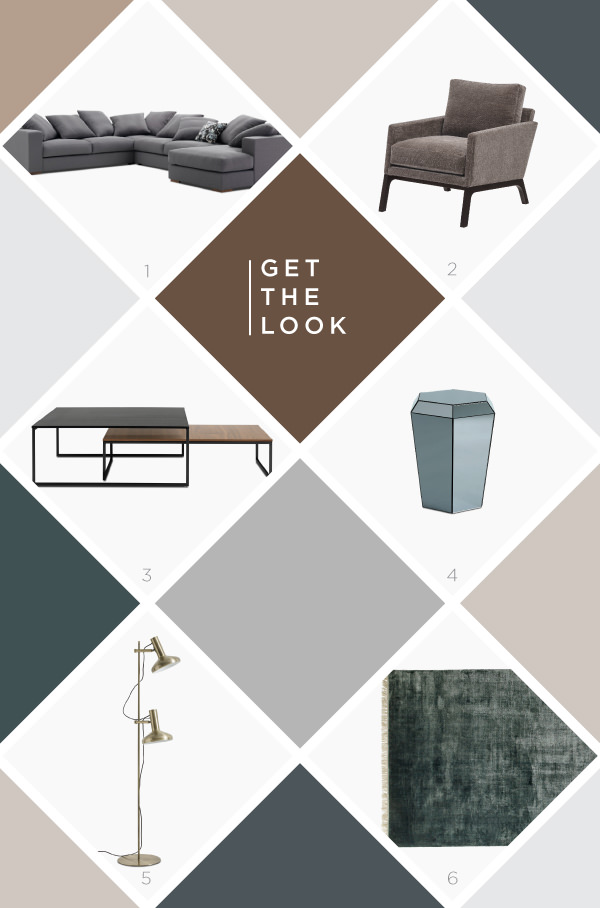 Get the look: peças para uma decoração contemporânea em cinza e preto