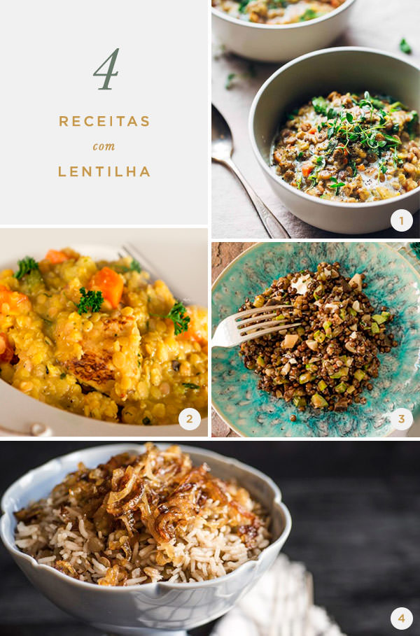 4 receitas de lentilha para o Ano Novo