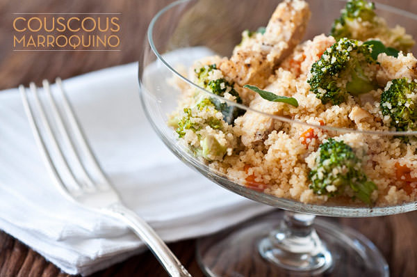 Receita couscous marroquino com legumes