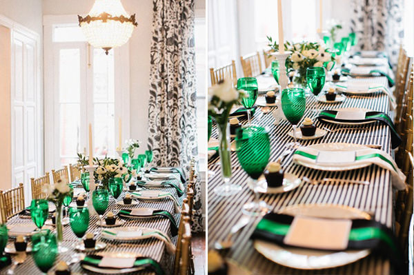 decoracao-mesa-verde-esmeralda