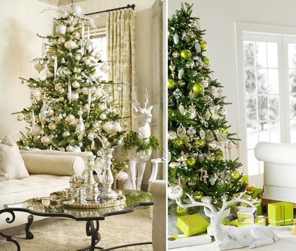 Decoração de Natal em verde e branco - Constance Zahn | Casa & Decor