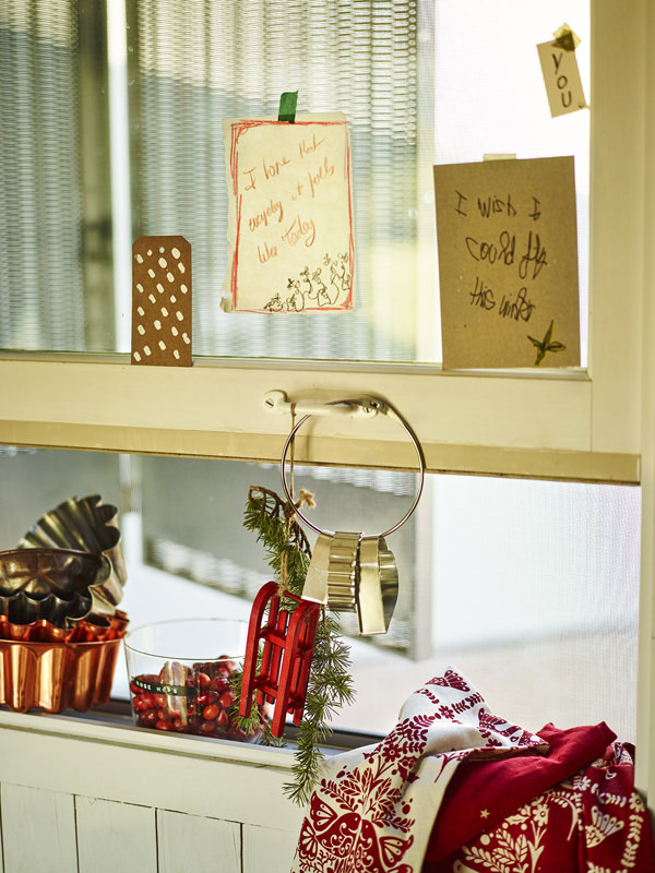 decoração de Natal branco e vermelho mesa posta Zara Home 15
