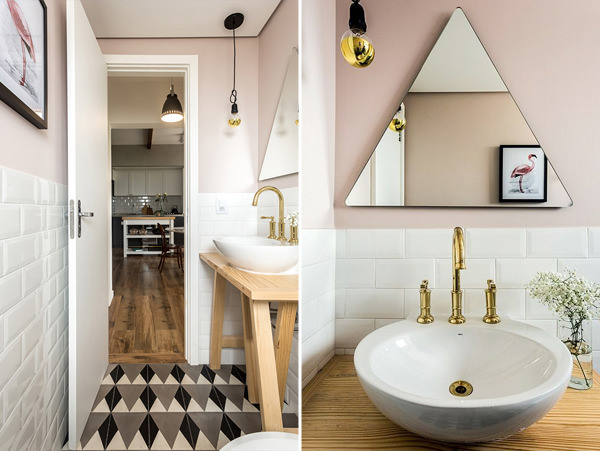 9 banheiros cor de rosa inspiradores