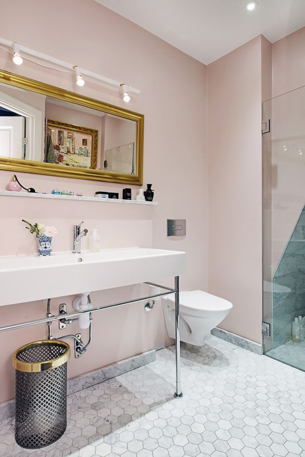 9 banheiros cor de rosa inspiradores