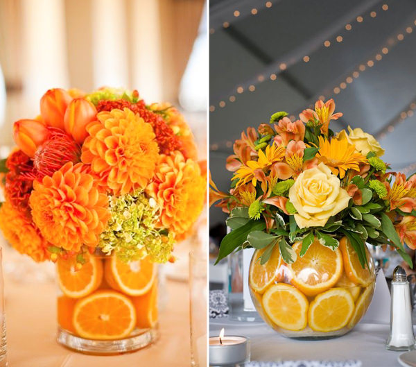 10 vasos decorados com limão e laranja inspiradores