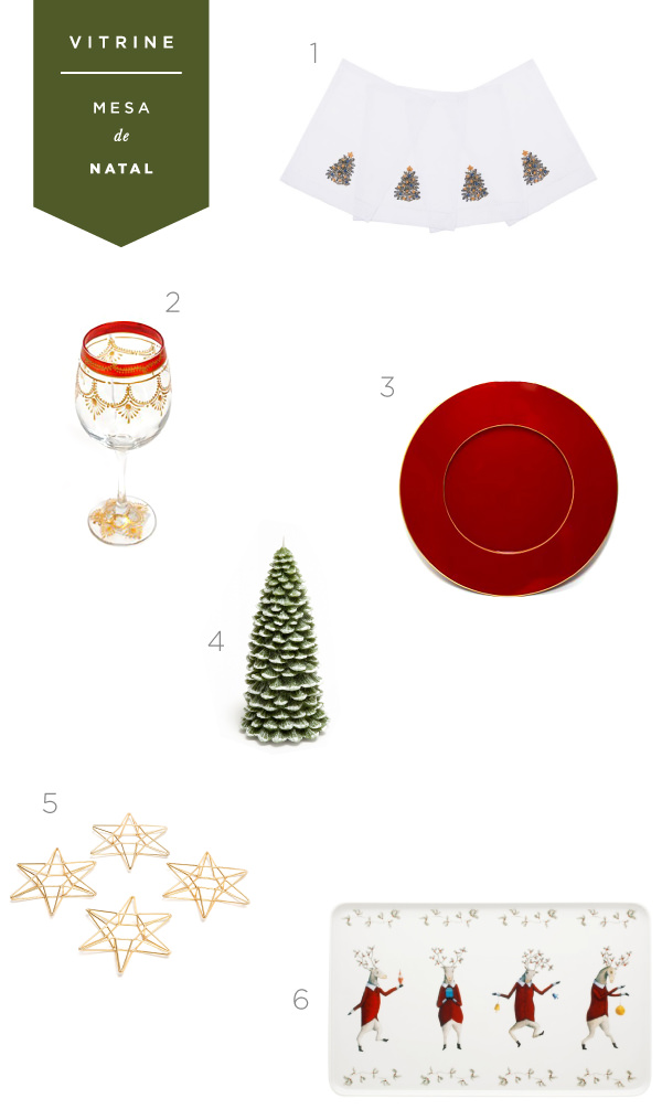 6 peças para deixar a mesa posta com espírito natalino